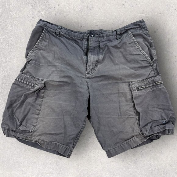 Vintage Nike Cargo Shorts Men's Size 34 Gray Utility Outdoor Casual Y2K - Picture 1 of 5